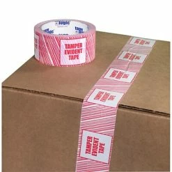 Coupon 🔔 Tape Logic 2" X 110 Yds. X 2.5 Mil "TAMPER EVIDENT" Security Tape, Red/White, 36/Carton 🥰 -Tape Fasteners & Adhesives Sales unnamed file 3540