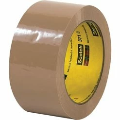Discount ✔️ Hot Melt Tapes Scotch 371 Hot Melt Packing Tape, 1.9 Mil, 2" X 55 Yds., Tan, 36/Carton (T901371T) ✨