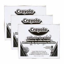 Flash Sale ✔️ Crayola WashableRemovable Glue Sticks, .29 Oz., Blue, 6/Pack (79618-PK36) 🥰
