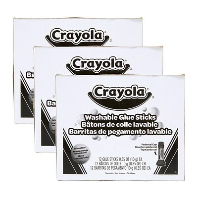 Flash Sale ✔️ Crayola WashableRemovable Glue Sticks, .29 Oz., Blue, 6/Pack (79618-PK36) 🥰 1 Flash Sale ✔️ Crayola WashableRemovable Glue Sticks, .29 Oz., Blue, 6/Pack (79618-PK36) 🥰