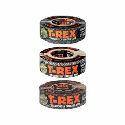 Best reviews of 🌟 T-REX Heavy Duty Duct Tapes, 1.88" X 35 Yds./1.88" X 30 Yds., Black/White/Gray, 3 Rolls/Pack (TRBWG-STP) 👍