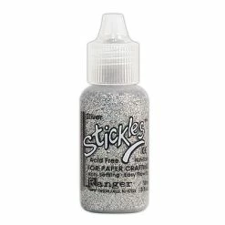 New ✔️ Glue Sticks Ranger Stickles Glitter Glue Silver 0.5 Oz. Bottle [Pack Of 6] 🔔
