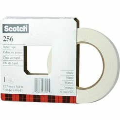 Cheap ❤️ Specialty Tape Scotch® White Paper Tape, 1/2" X 60 Yards, 3" Core (25612) 👏