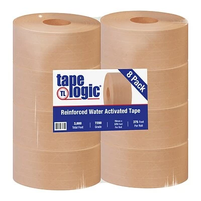 Discount 🛒 Packing Tape Tape Logic® #7200 Reinforced Water Activated Tape, 72mm X 375', Kraft, 8/Case (T9067200) 👍 1 Discount 🛒 Packing Tape Tape Logic® #7200 Reinforced Water Activated Tape, 72mm X 375', Kraft, 8/Case (T9067200) 👍