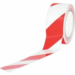 Best Pirce 🧨 The Packaging Wholesalers Industrial Vinyl Safety Tape, Red/WhiteStriped, 2" X 36yds., 24/Case 😉