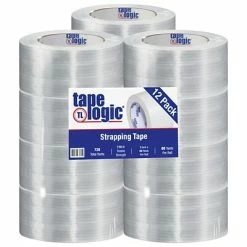Promo 👏 SI Products Filament Tape Tape Logic® 1300 Strapping Tape, 3" X 60 Yds., Clear, 12/Case (T9181300) 🛒