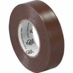 Best Pirce 😍 Tape Logic™ Vinyl Electrical Tapes Tape Logic™ 3/4"(W) X 20 Yds(L) Vinyl Electrical Tape, Brown, 10/Pack 👏