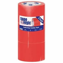 Wholesale 🧨 Tape Logic™ Solid Vinyl Safety Tapes Tape Logic™ 3" X 36 Yds. Solid Vinyl Safety Tape, Red, 3/Pack ❤️