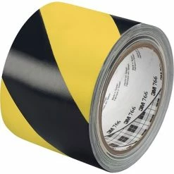 Budget 💯 3M Striped Vinyl Tapes 3M™ 3" X 36 Yds. Striped Vinyl Tape 5700, Black/Yellow, 2 Rolls 🌟