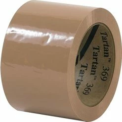 Cheap 😀 Scotch Hot Melt Tapes 3M Tartan #369 Hot Melt Packing Tape, 2"x110 Yds., Tan, 36/Case 🤩