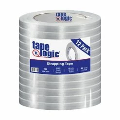 Best Sale 🔔 Filament Tape Tape Logic® 1300 Strapping Tape, 1/2" X 60 Yds., Clear, 12/Case (T913130012PK) 🛒