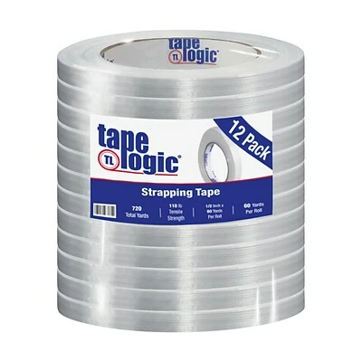 Best Sale 🔔 Filament Tape Tape Logic® 1300 Strapping Tape, 1/2" X 60 Yds., Clear, 12/Case (T913130012PK) 🛒 1 Best Sale 🔔 Filament Tape Tape Logic® 1300 Strapping Tape, 1/2" X 60 Yds., Clear, 12/Case (T913130012PK) 🛒
