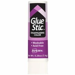 Best Sale 🌟 Avery Disappearing Glue Sticks, 0.26 Oz., Purple (216) 🎁
