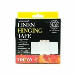 Buy 🔥 Craft Tape Lineco Gummed Linen Tape 1 In. X 30 Ft. (L533-1025) 🥰
