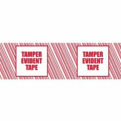 Deals 😉 SI Products Security Tape, 2" X 110 Yds., Red/White, 6/Pack (155RCP) ⌛