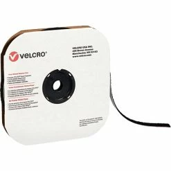 Outlet 🌟 Hook And Loop Fastener Tape Velcro Loop Only Tape 5/8" X 75' Sticky Back Hook & Loop Fastener, Black, Roll (VEL108) 😉