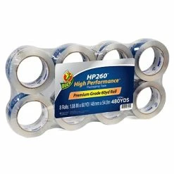 Best Pirce 🌟 Acrylic Tape Duck® Brand 1.88 In. X 60 Yd. HP260™ Packing Tape, Clear, 8-Pack (1067839) 👏