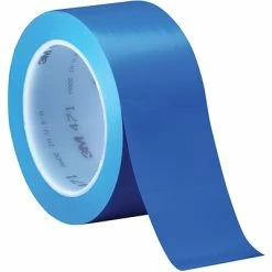 Hot Sale ⭐ Scotch Electrical Tape 3M 471 Vinyl Tape, 5.2 Mil, 2" X 36 Yds., Blue, 24/Case (T967471BL) 🧨