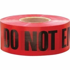 Wholesale 😉 Irwin® Strait-line® Barrier Tape IRWIN Strait-line Danger Do Not Enter Barrier Tape, Red (586-66202) 🤩