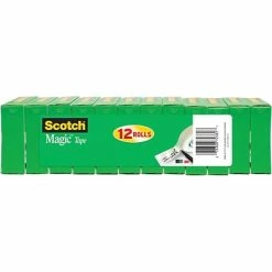 Deals ⭐ Invisible Tape Scotch® Magic™ Tape Value Packs, 12 Rolls/Pack, 12/Carton 🎁
