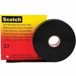 New 🛒 3M 23 Electrical Tape, 30 Mil, 3/4" X 30', Black, 2/Case (T9640232PK) 🔥
