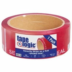 Cheap 🤩 Security Tape Tape Logic 2" X 5 3/4" Security Strip, Red, Roll (T90257RD1PK) ⌛