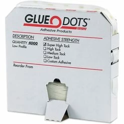 Best reviews of 💯 Glue Dots® 1/4" Super High Tack Glue Dots, Low Profile, 4000/Case (GD112) 👏