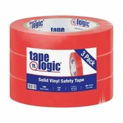 Cheap 🛒 Tape Logic™ Solid Vinyl Safety Tapes Tape Logic™ 1" X 36 Yds. Solid Vinyl Safety Tape, Red, 3/Pack 🛒