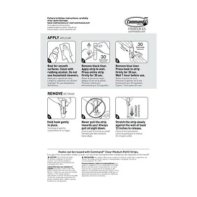 Flash Sale ⭐ Command™ Adhesive Hooks Command™ Clear Medium Wire Hook Value Pack, 6 Hooks (17065CLR-6ES) ❤️ 6 Flash Sale ⭐ Command™ Adhesive Hooks Command™ Clear Medium Wire Hook Value Pack, 6 Hooks (17065CLR-6ES) ❤️ - Image 6