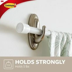 Cheapest 🔔 Hooks & Hanging Strips Command Traditional Large Hooks, Brushed Nickel, 2 Hooks, 4 Strips/Pack (17053BN-2VPES) 🎁 -Tape Fasteners & Adhesives Sales unnamed file 542