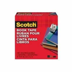 Outlet 💯 Clear Tape Scotch® Book Transparent Tape, 1 1/2" X 15 Yds., 1 Roll (845-150) 👏 -Tape Fasteners & Adhesives Sales unnamed file 576