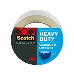 Buy 🎁 Hot Melt Tapes Scotch® Heavy Duty Shipping Packing Tape, 1.88" X 54.6 Yds., Clear (3850) 👏