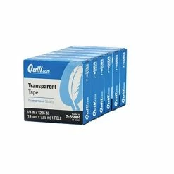 Cheap 🌟 Quill® Transparent Tape Quill Brand® Transparent Tape, 3/4" X 36 Yds., 6 Rolls (CD765TPK6) 😉