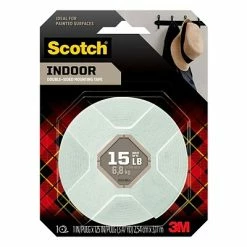 Brand new 🛒 Double Sided Foam Tape Scotch® Double-Sided Indoor Mounting Tape, 1 In X 3.47 Yds, White, 1 Roll/Pack (314S-MED) 🔔