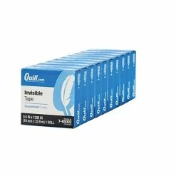 Best deal 🥰 Quill Brand® Invisible Tape, 3/4" X 36 Yds.,10 Rolls (CD765IPK10) 👏