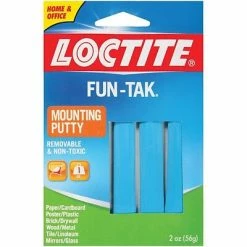 Deals ⌛ Loctite Glue & Glue Sticks Fun-Tak Mounting Putty, Blue, 2 Oz. 🎁