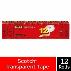 Best reviews of ✔️ Clear Tape Scotch® Transparent Tape Refill, 3/4" X 27.77 Yds., 12 Rolls (600K12) 🎉 -Tape Fasteners & Adhesives Sales unnamed file 681