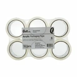 Coupon 🧨 Quill Brand® Acrylic Packaging Tape, 1.8 Mil, 2" X 55 Yds., Clear, 6/Pack (ST-QA186) 🔥