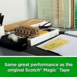 Brand new 🥰 Scotch® Magic™ Greener Invisible Tape Refill, 3/4" X 25 Yds., 10 Rolls (812-10P) ⭐ -Tape Fasteners & Adhesives Sales unnamed file 748