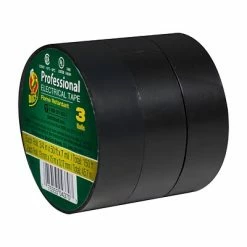 Best Sale š DuckĀ® Brand .75 In. X 50 Ft. X 7 Mil. Professional Electrical Tape, Black, 3 Pk (299004) š¤©