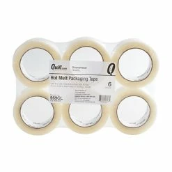 Best reviews of 😀 Quill Brand® Hot Melt Shipping Packaging Tape, 1.9 Mil, 2" X 110 Yds., Clear, 6/Pack (F219/959CL) ⭐