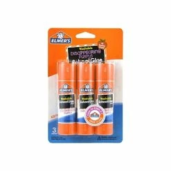 Outlet 👏 Elmer's School Washable Glue Sticks, 0.77 Oz., Purple, 3/Pack (E562) 🔔