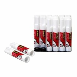 Deals 👍 Scotch® Permanent White Glue Sticks, 0.28 Oz, 18/Pack (MMM600818) 🥰