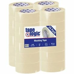 Hot Sale ❤️ Tape Logic™ Masking Tape Tape Logic® 2200 Masking Tape, 4.9 Mil, 2" X 60 Yds., Natural, 24/Case (T9372200) 🎉