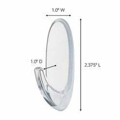 Cheapest 🤩 Command™ Clear Hooks Command™ Medium Hooks Value Pack, Clear, 6 Hooks (17091CLR-6ES) 👍 -Tape Fasteners & Adhesives Sales unnamed file 907