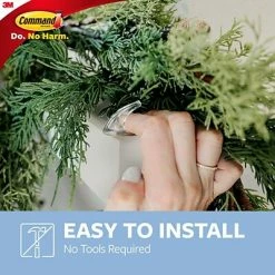 Cheapest 🤩 Command™ Clear Hooks Command™ Medium Hooks Value Pack, Clear, 6 Hooks (17091CLR-6ES) 👍 -Tape Fasteners & Adhesives Sales unnamed file 909