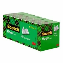 Promo ✨ Scotch® Magic™ Invisible Tape Refill, 3/4" X 27.77 Yds., 6 Rolls (810K6) 💯 -Tape Fasteners & Adhesives Sales unnamed file 921