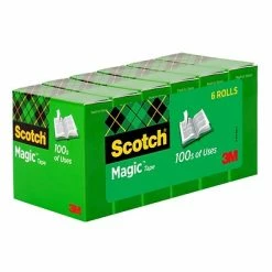 Promo ✨ Scotch® Magic™ Invisible Tape Refill, 3/4" X 27.77 Yds., 6 Rolls (810K6) 💯 -Tape Fasteners & Adhesives Sales unnamed file 922