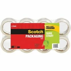 Best reviews of 🔥 Hot Melt Tapes Scotch® Sure Start Shipping Packing Tape, 1.88" X 54.6 Yds., Clear, 8 Rolls (3450-8) 👏