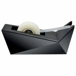 Hot Sale 💯 Tape Dispensers Scotch® Desktop Tape Dispenser, Facet Design, Metallic Black Finish (C17-MB-0) 😉